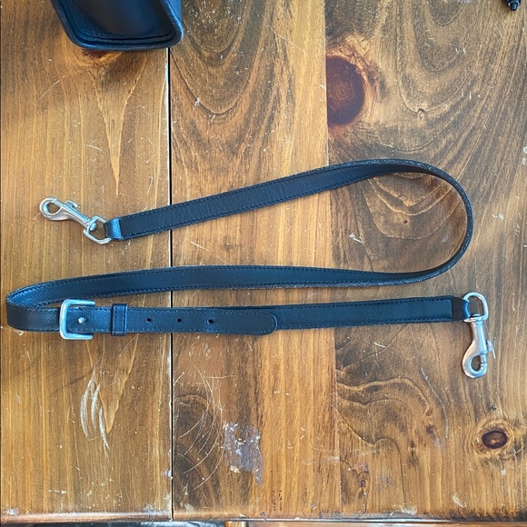 Vintage Coach 9870 Court Bag Black Leather Silver Hardware - Picture 14 of 16